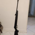 تفنگ بادی ۵/۵ کرال ساخت ترکیه رنگ مشکی در حد نو کلا ۳ بار ازش شلیک شده باهاش