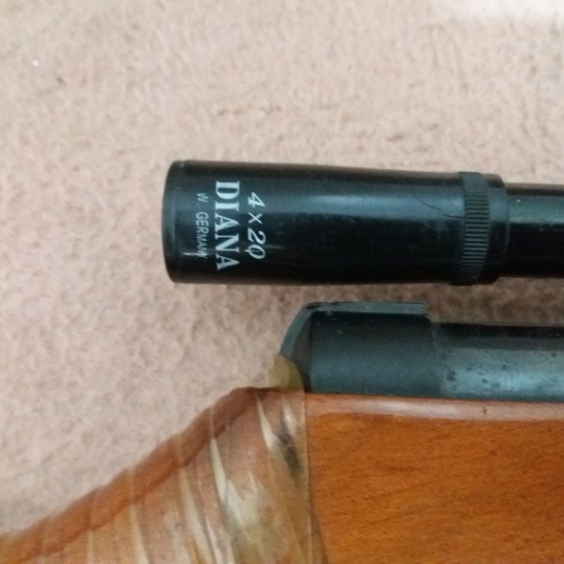 تفنگ بادی ۵.۵بادوربین دیانا