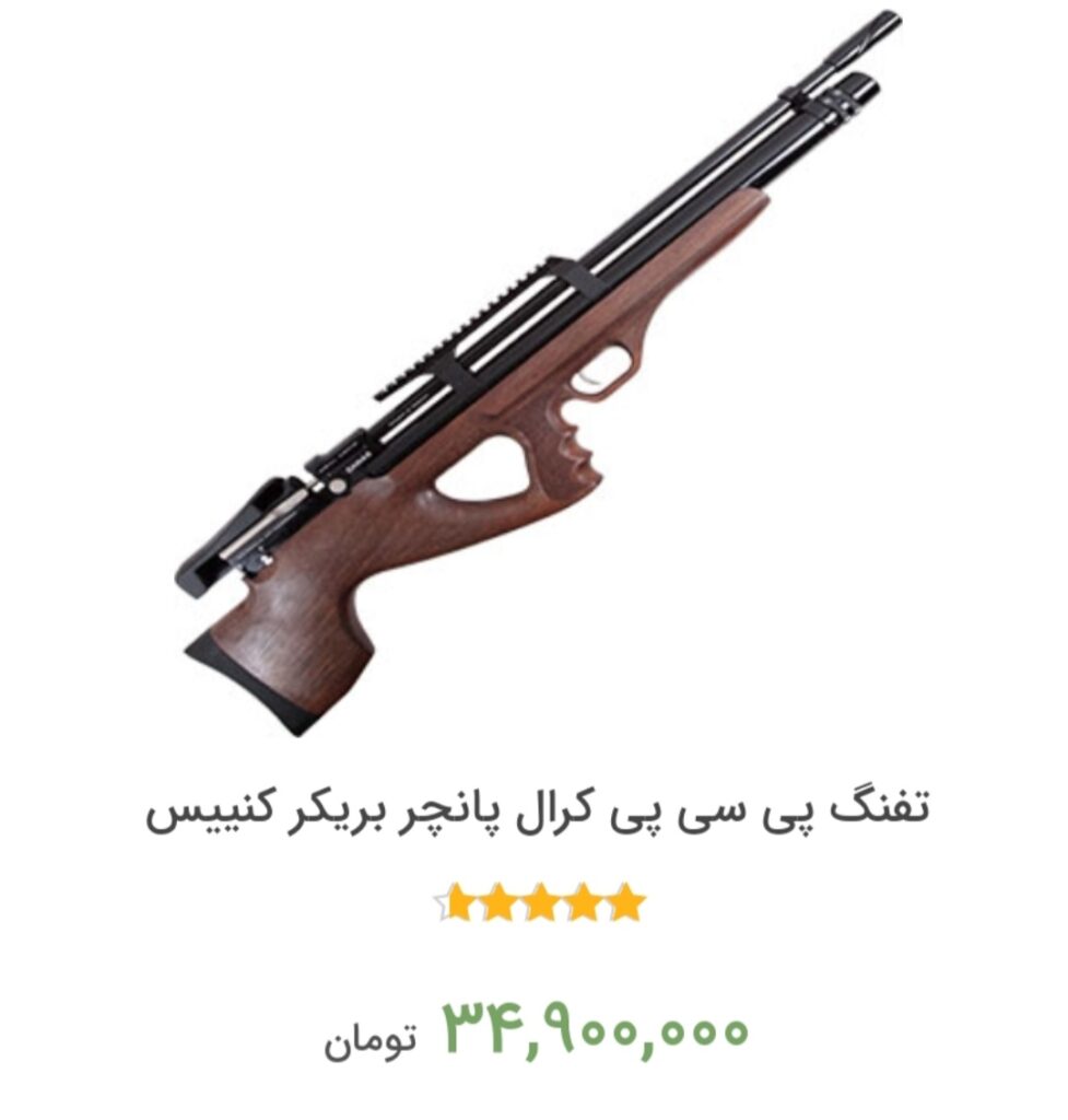 تفنگ پی سی پی کرال پانچر بریکر کنییس با دوربین