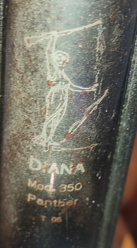 تفنگ بادی دیاناپنتر350اصلی تمام متعلقات روش اصلی بدون حتی یباربازیاتعمیرشود. باکارکردپاین