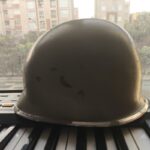 کلاه زد گلوله دوره جنگ جهانی دوم عتیقه