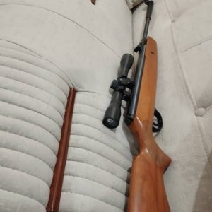 تفنگ بادی 5.5هاتسان ترکیه با دوربین  درحد نو