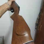 تفنگ با کارتون و رسید خرید . کلا چنتا شلیک شده .